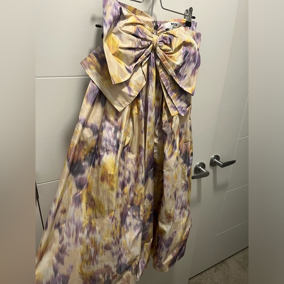 MSGM Bow Embellished Floral Skirt - Rare find! - Picture 5 of 16